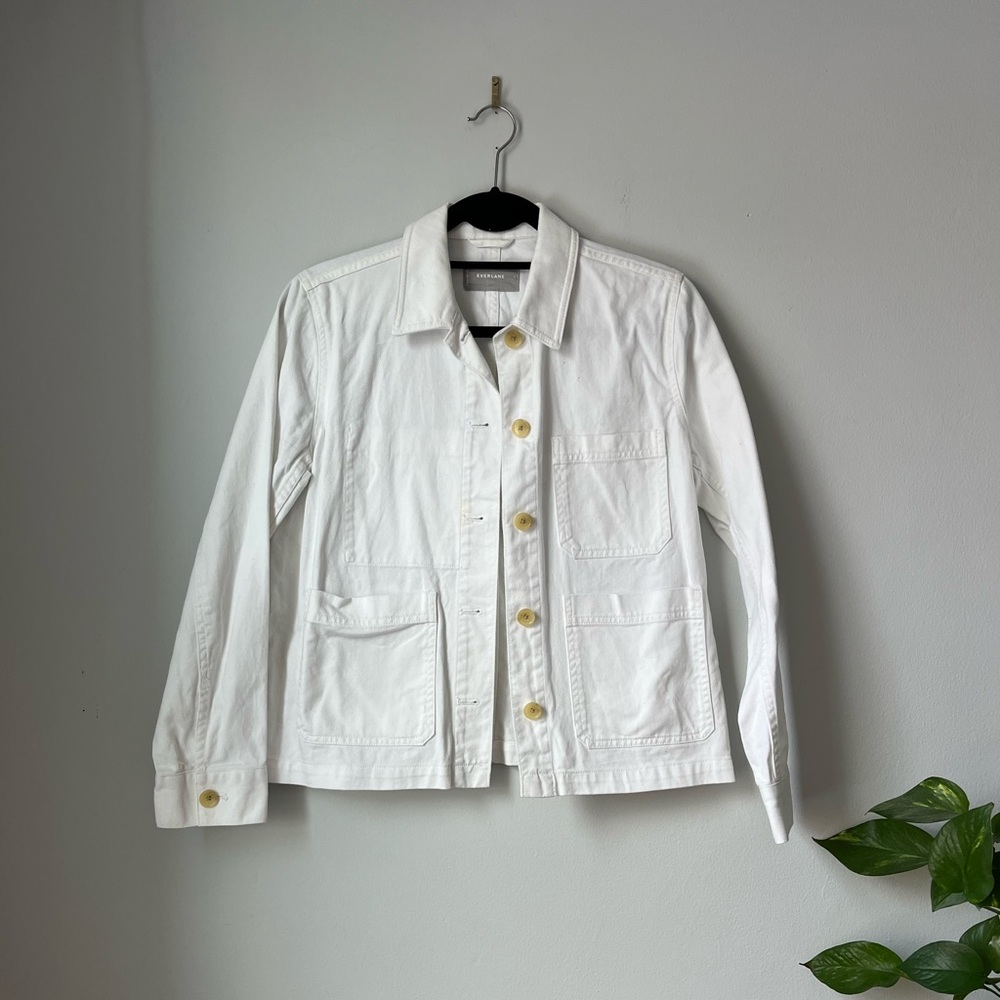 Everlane White Chore Jacket